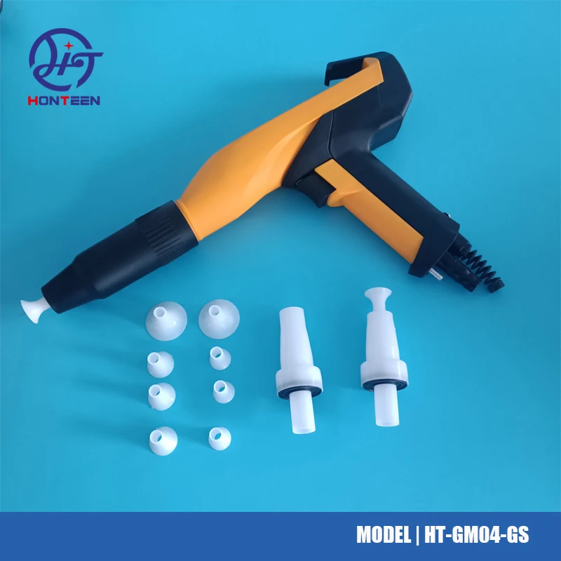 GM04 Electrostatic Powder Coating Gun Shell Shaft Body Consists Of Powder Spray Gun Shell And HV Cascade Modular