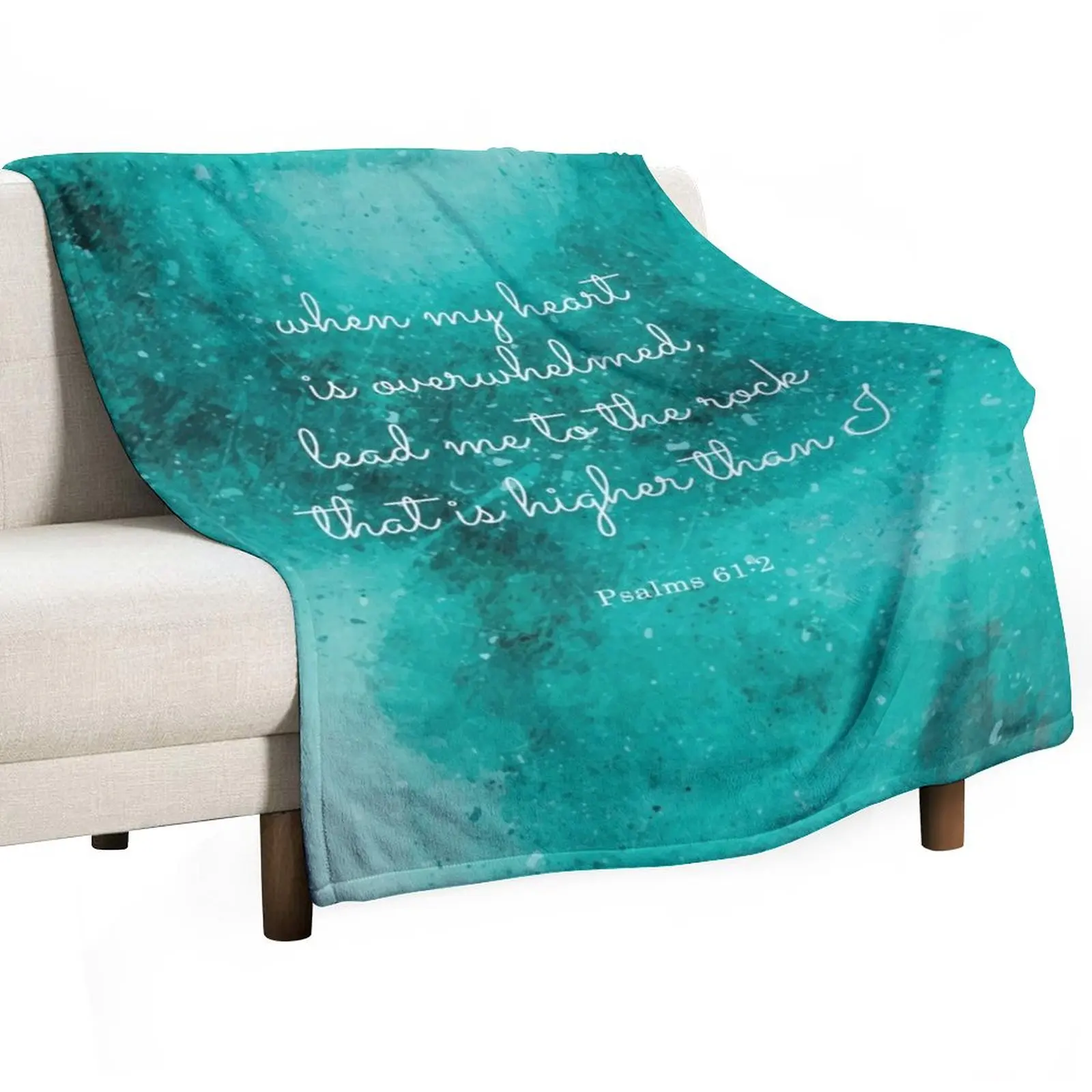 

Lead me to the rock that is higher than I, Psalms 61:2 Throw Blanket Luxury Throw Bed Fashionable Sleeping Bag Blankets