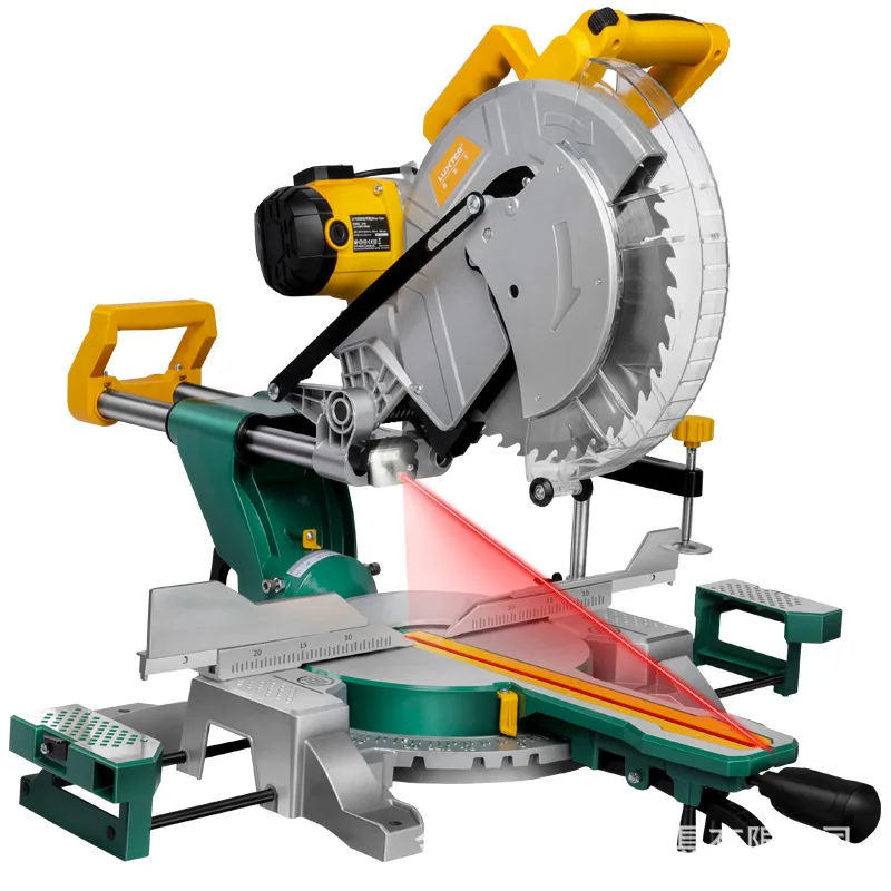 12 Inch Double Inclined Rod Cross-Cut Aluminum Cutting Machine With CE Certification for Woodworking and Metal Cutting