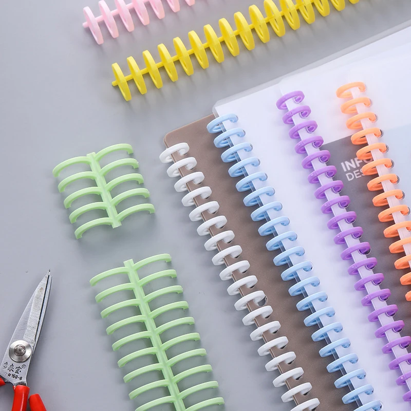 10Pcs 30 Holes Circles Ring Loose-leaf Book Album Binder Spiral Binding Clips