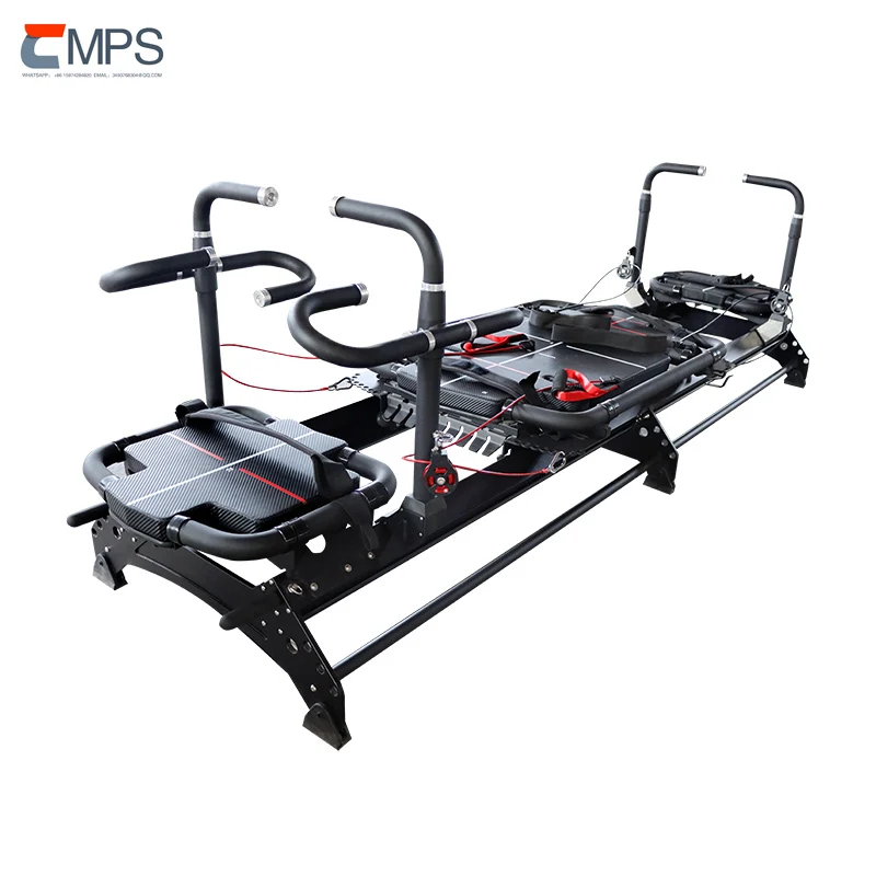 Hot Sales Commercial Black Aluminum Pilates Core Bed Reformers for Yoga Studio Fitness Equipment Pilates Set