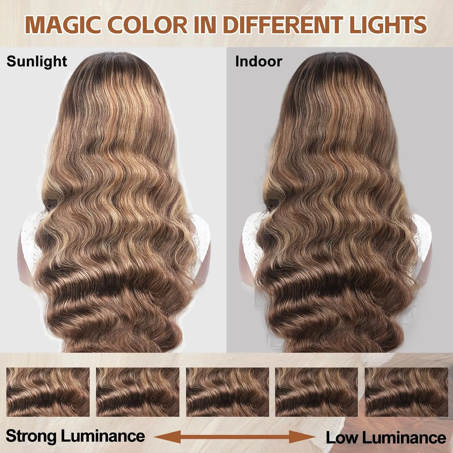 العسل شقراء الدانتيل شعر مستعار أمامي شعر الإنسان 13x4 HD الدانتيل شعر مستعار أمامي 4/27 تسليط الضوء على أومبير الجسم موجة الدانتيل أمامي غلويليس الباروكات