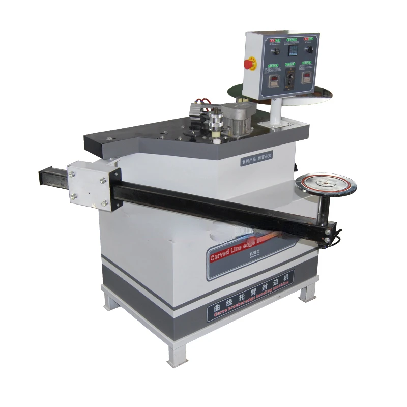 Arm - Type Sucker Woodworking Edge Sealing Machine Desktop Woodworking Curve Wrapping Edge Sealing Machine 220V 1PC