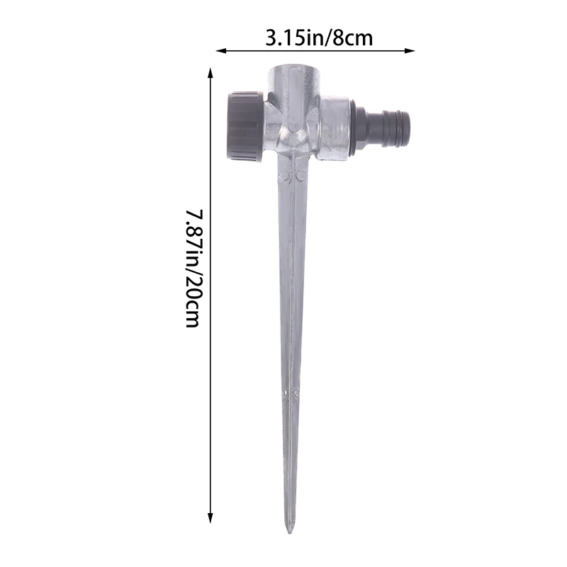 Aspersor de metal para jardim, rega, aspersor de gramado, irrigação, agricultura, 1PC, 2 em, 1PC