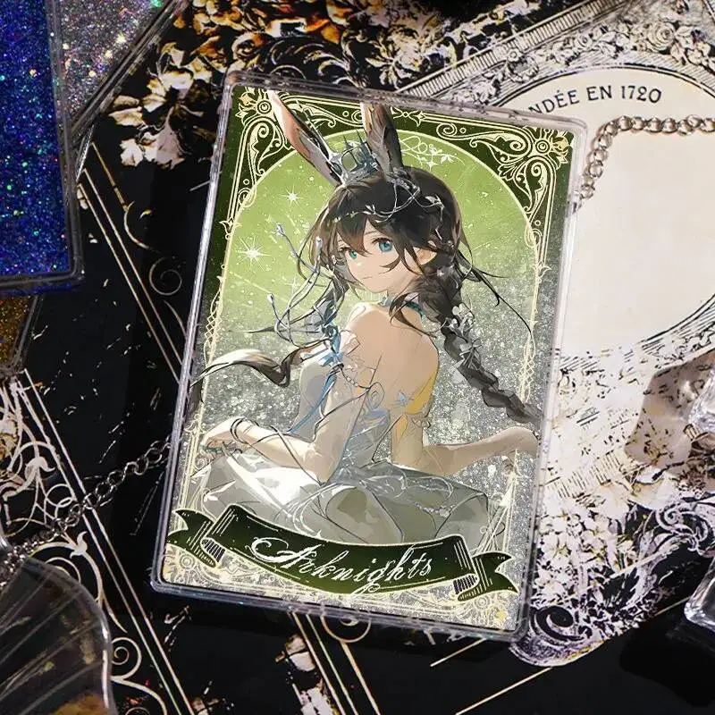 لعبة الفرسان أجواء التوليف الحفل 2025 تأثيري Muelsyse S Shu Vulpisfoglia Mostima الاكريليك المتدفق الرمال جونغ