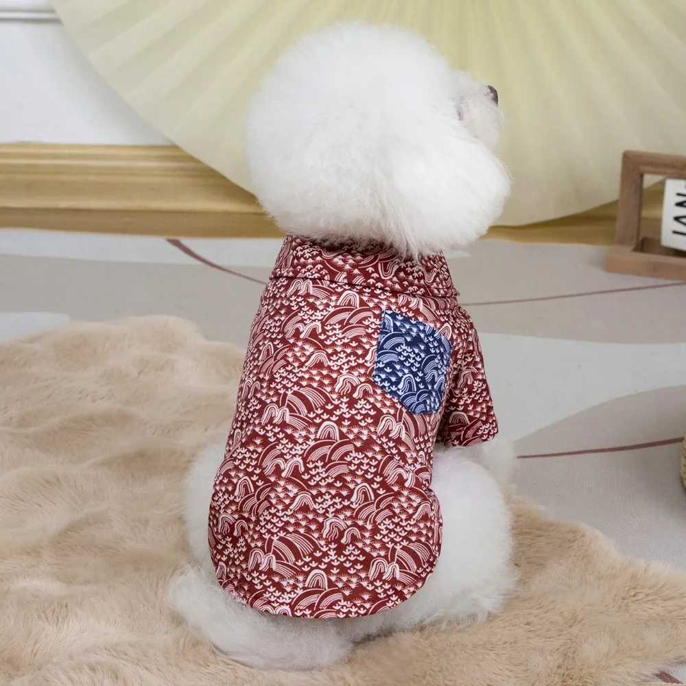 

Fashion Cartoon Pet Mountain Shirt Sun Protection Comfortable Dog T-shirt Breathable Dog Costume For Small Dog Cat