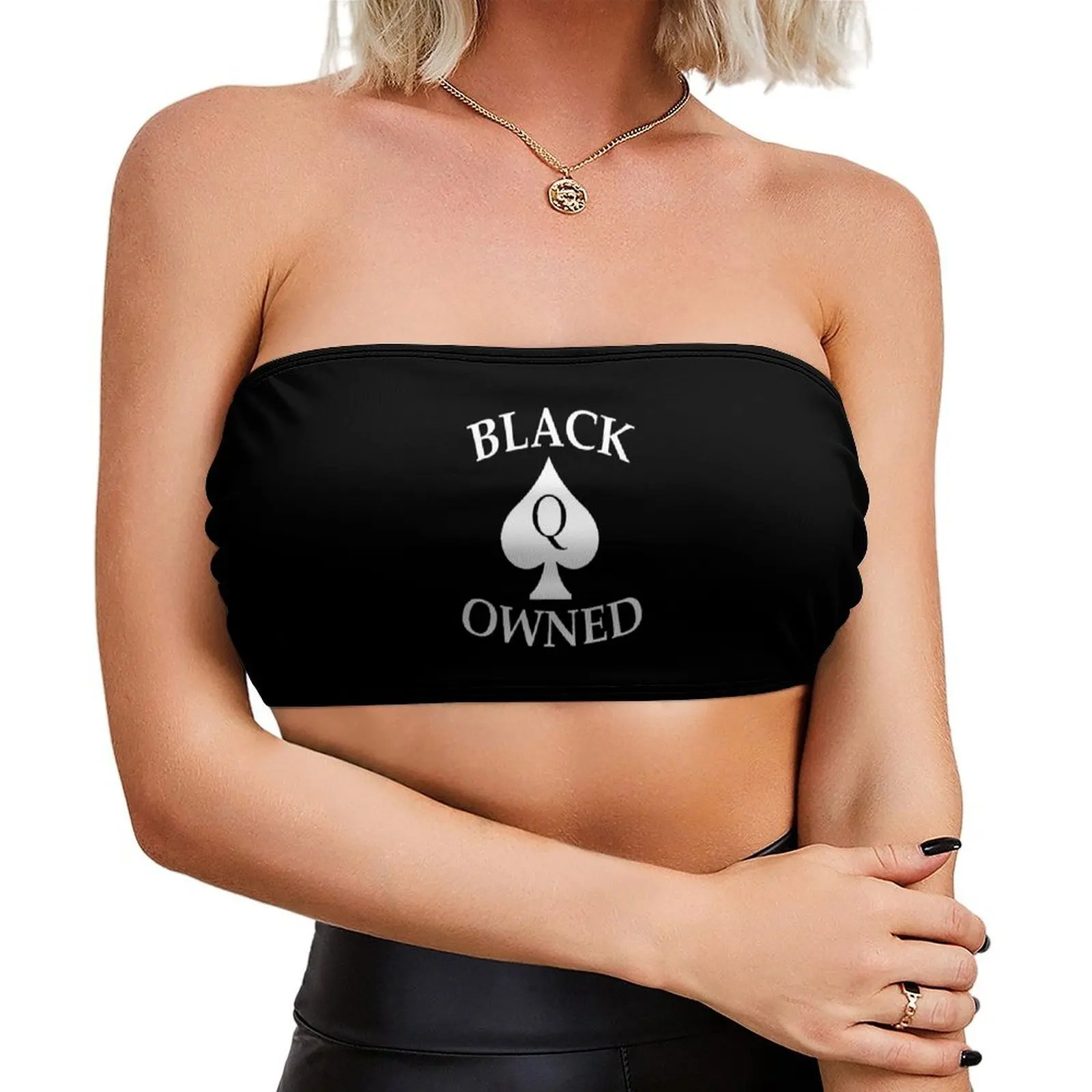 Women's Inbarely Strapless Bandeau Bra Bralette Tube Top Seamless Comfortable Stretchy Non Padded Bras Tops