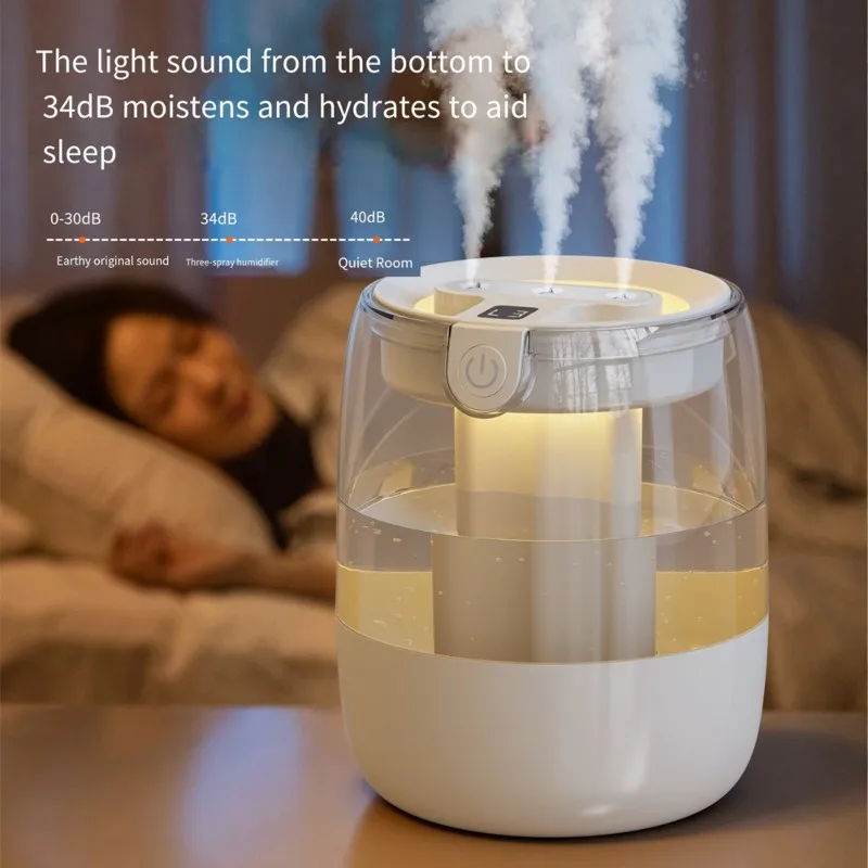 A005-USB Rechargeable Humidifier For Home Use Featuring Large Capacity 3 Spray Modes