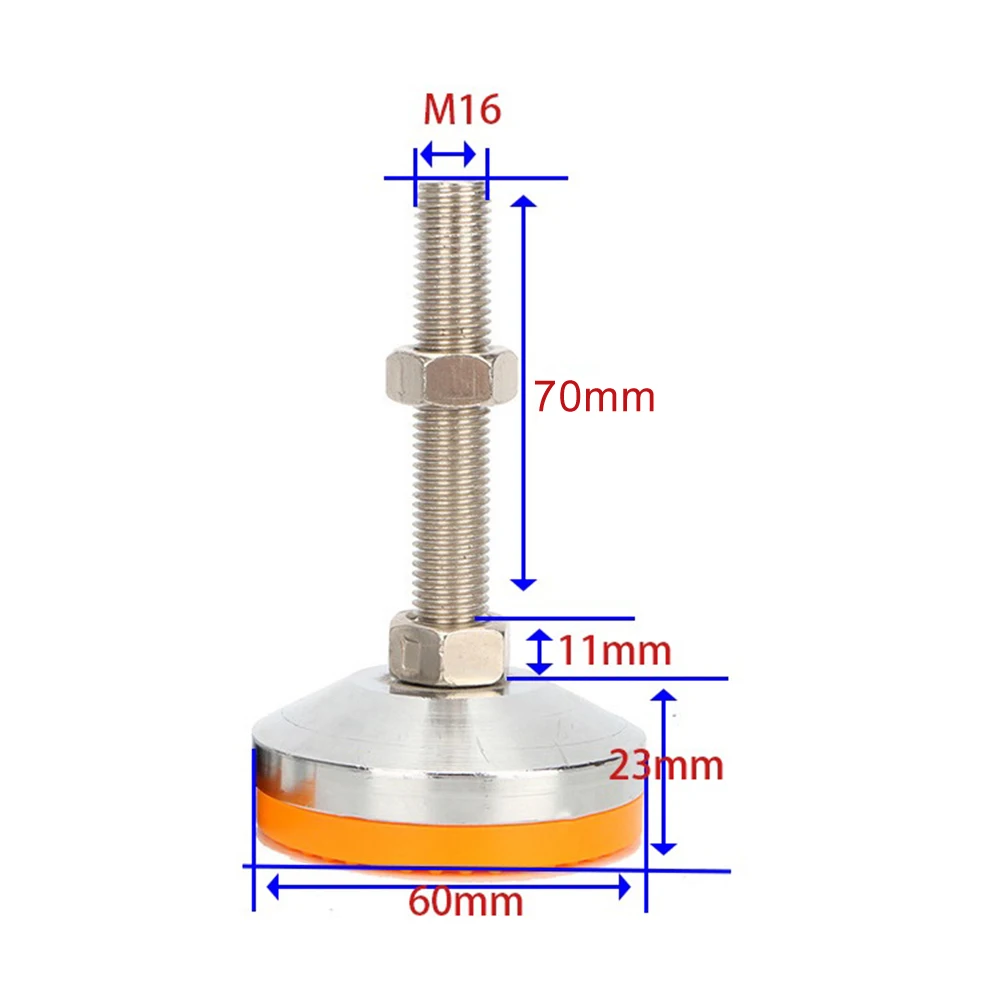 أقدام قابلة للتعديل، دعم عالي التحمل، تصميم قوي، تطبيقات واسعة النطاق، هيكل مقاوم للتآكل، سهل التركيب
