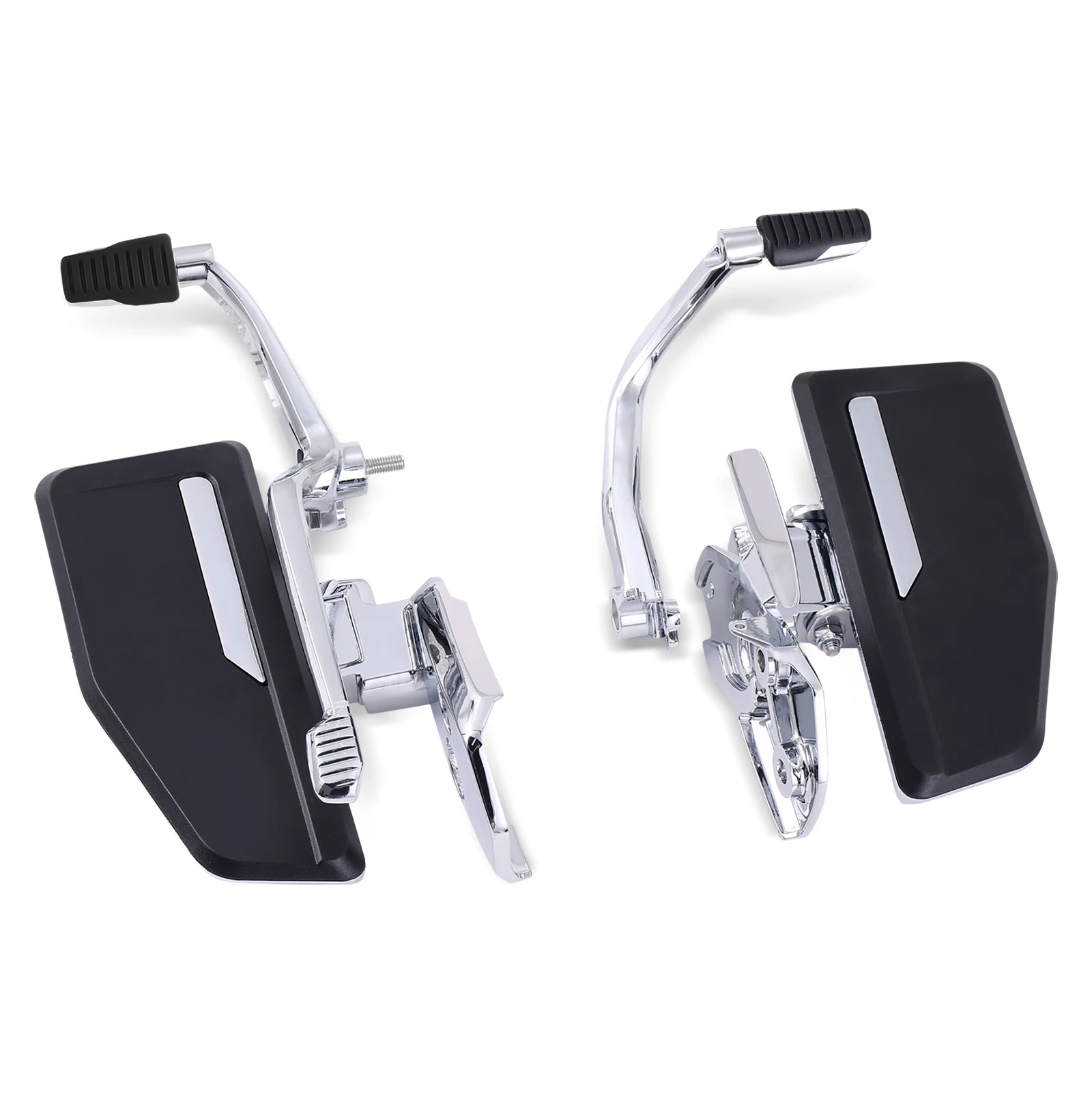 Chrome  Driver Floorboards with Brake Shifter for  Gold Wing GL1800 2018-2024