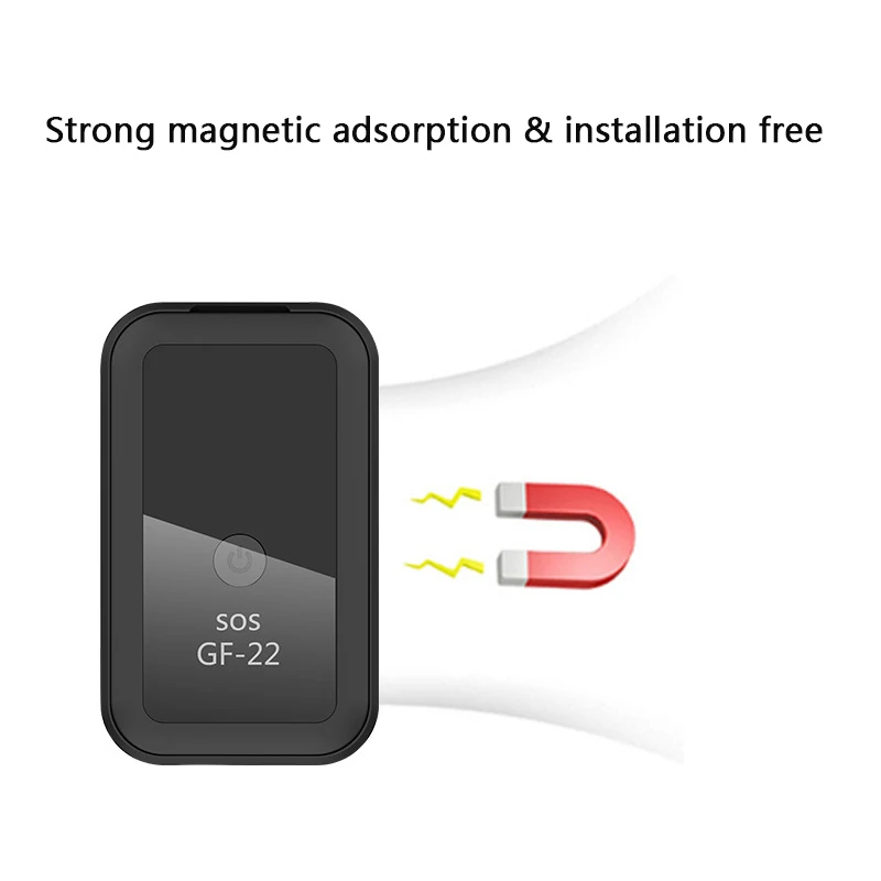 Imagem -02 - Magnetic Mini Car Gps Tracker Rastreamento em Tempo Real Dispositivo Localizador Localizador de Veículos para Carro Motocicleta Caminhão Gf22