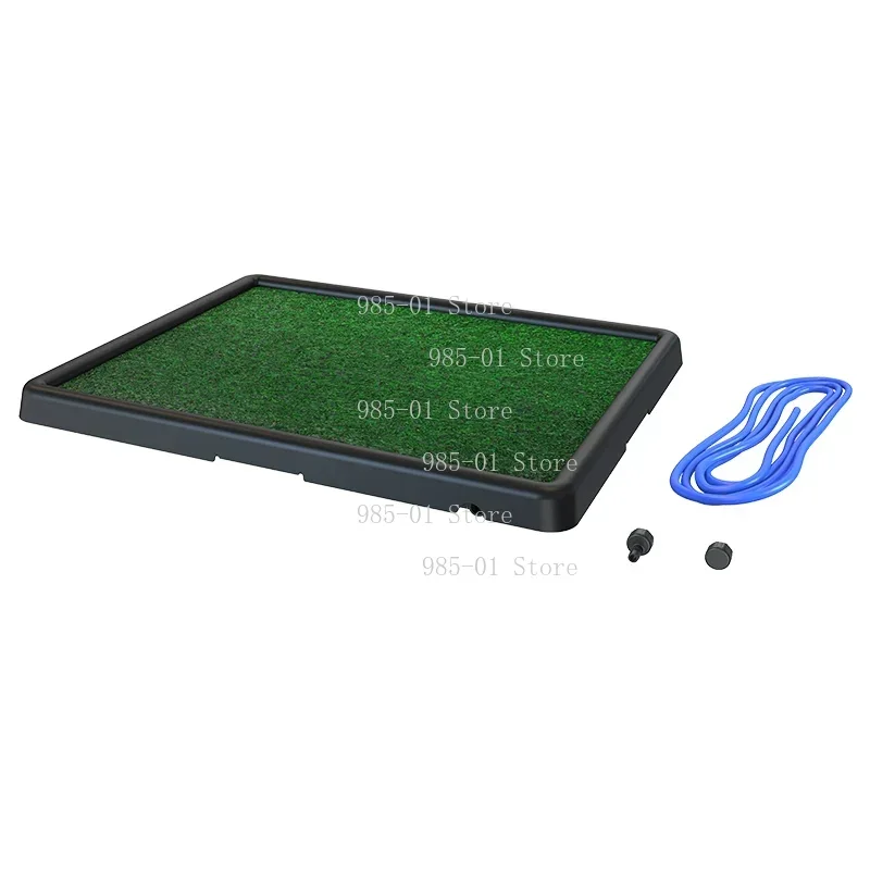 Washable Dog Grass Pad with Tray Indoor Puppy Potty Training Toilet