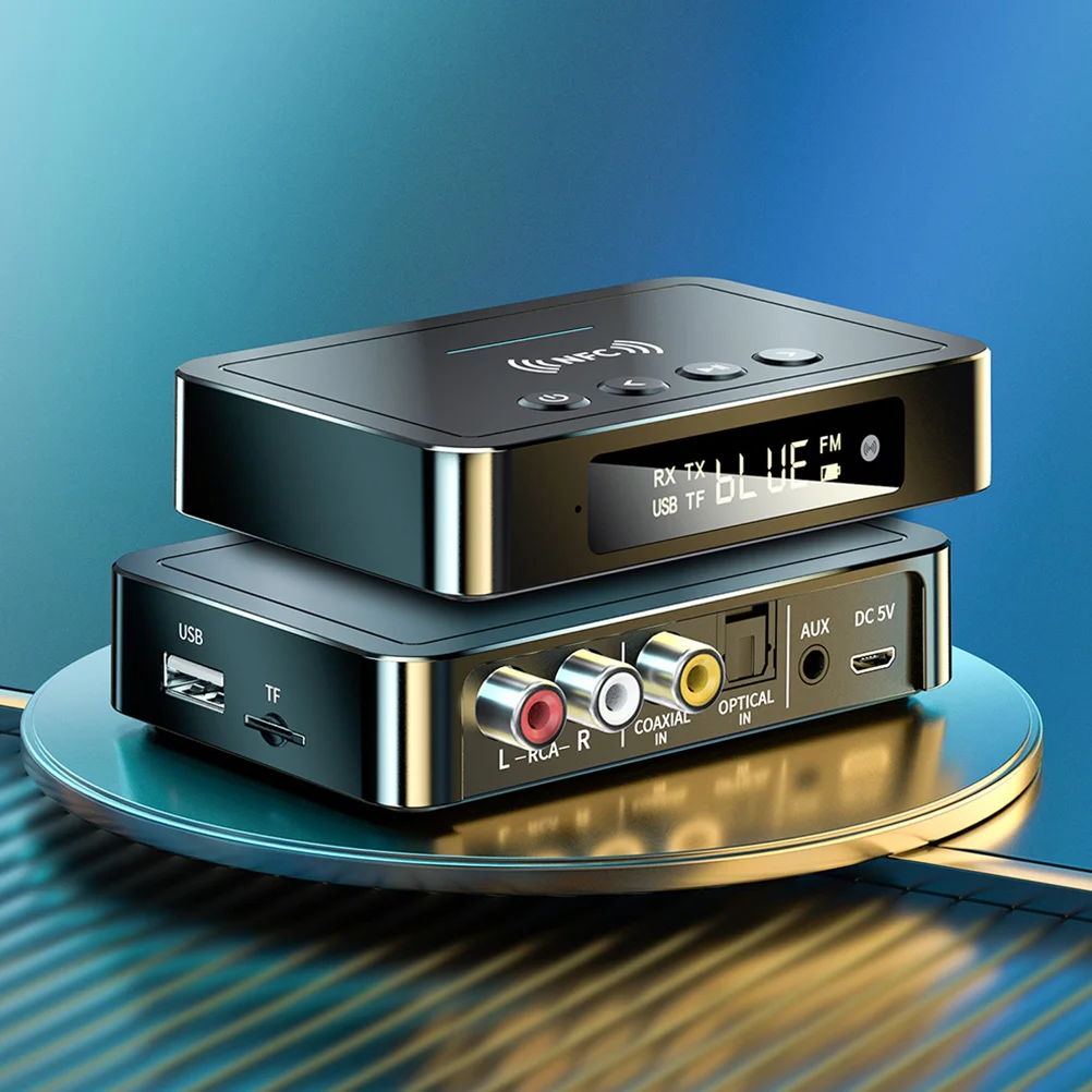 

5.0 Receiver Optical Coaxial Rca Aux Wireless Audio Transmitter Adapter For Speaker Infrared Remote 10M