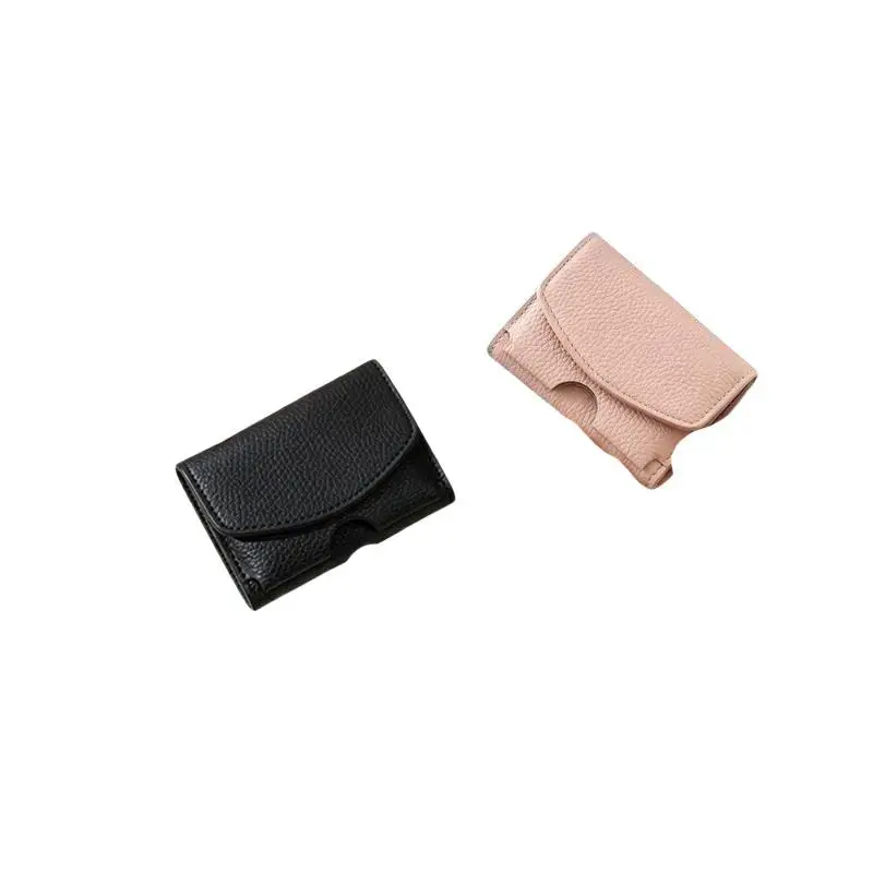 Mini Short PU Leather Women Wallet Minimalist Multi Card Slots Coin Purse Soft Touch Multicolor Portable Small Clutch Girls Gift
