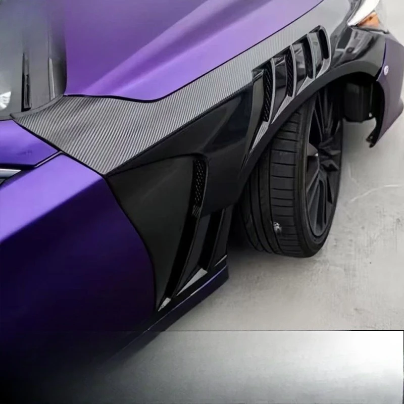 Carbon fiber fenders, perforated fenders retrofit