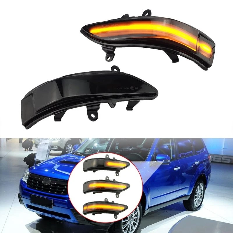 

2025 New Car Accessories Led Side Mirrors Sequential Dynamic Turn Light for Forester TribecaOutback