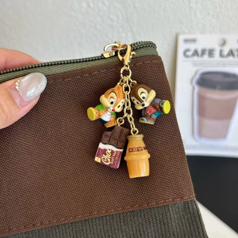 Porte-clés pendentif portable et polyvalent, motif dessin animé créatif Kawaii DSN, nouvelle mode pour hommes et femmes, idéal pour les cadeaux d'enfants