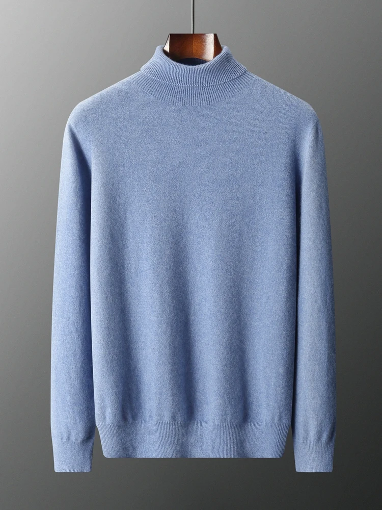 

TLOML мужской 100% кашемировый свитер, водолазка, пуловер, осень-зима, базовый кашемировый трикотаж, умная повседневная мягкая теплая одежда, топы