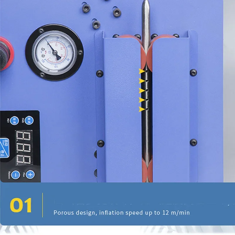 New Bubble Column Air Column Bag Coil Inflator Automatic Universal Milk Powder Red Wine Airbag Shockproof Packaging Inflator Mac