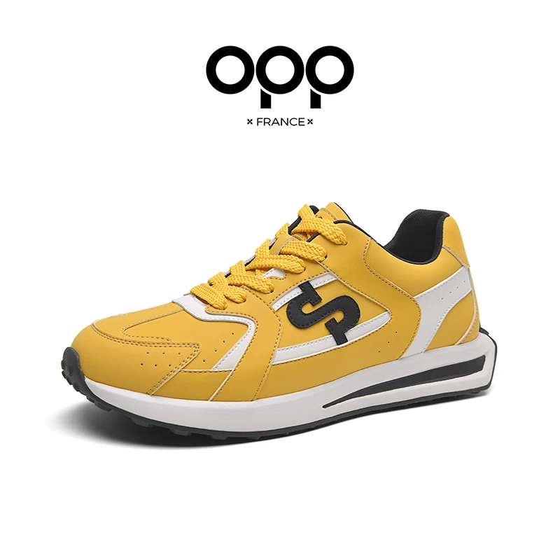 

OPP Men spring/autumn sneaker New style Balance Fashion 574 shoes Luxury Designer Sports daddy yellow shoes