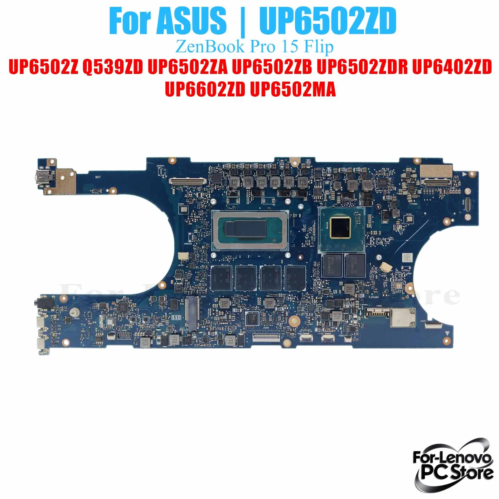 

UP6502ZD для ASUS ZenBook Pro 15, откидная UP6502Z Q539ZD UP6502ZD UP6502ZA, материнская плата, протестированная материнская плата для ноутбука