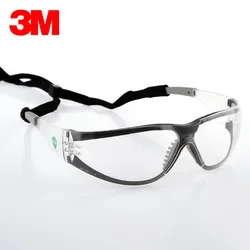 3M 11394 gafas Anti-UV resistentes a impactos para hombres, gafas de montar antiniebla, gafas protectoras de laboratorio