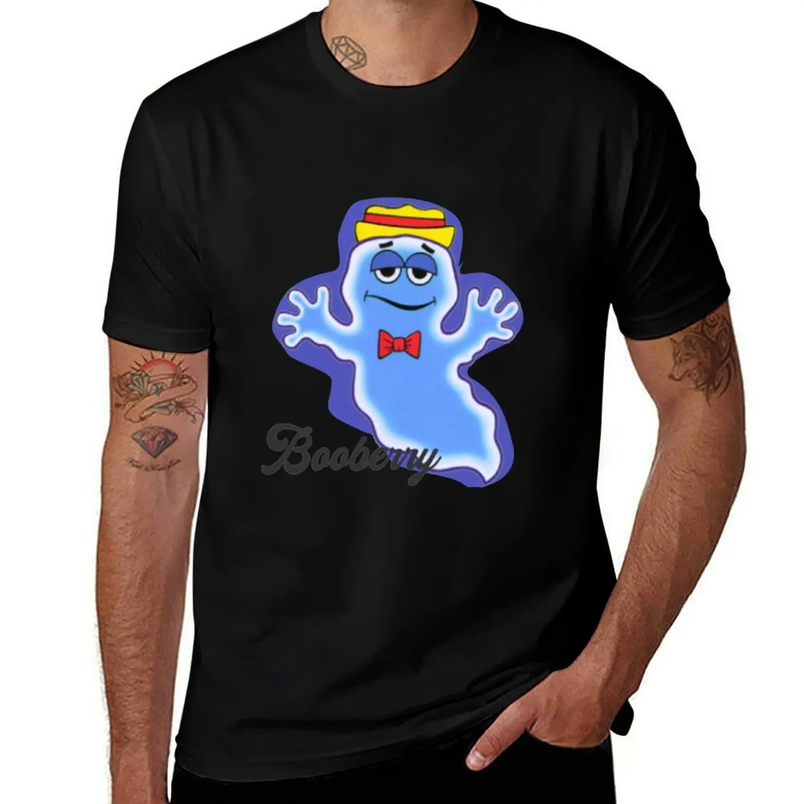 

Childhood Boo berry cartoon (nostalgia) T-Shirt man t shirt summer t shirts for man pack cotton T-Shirt