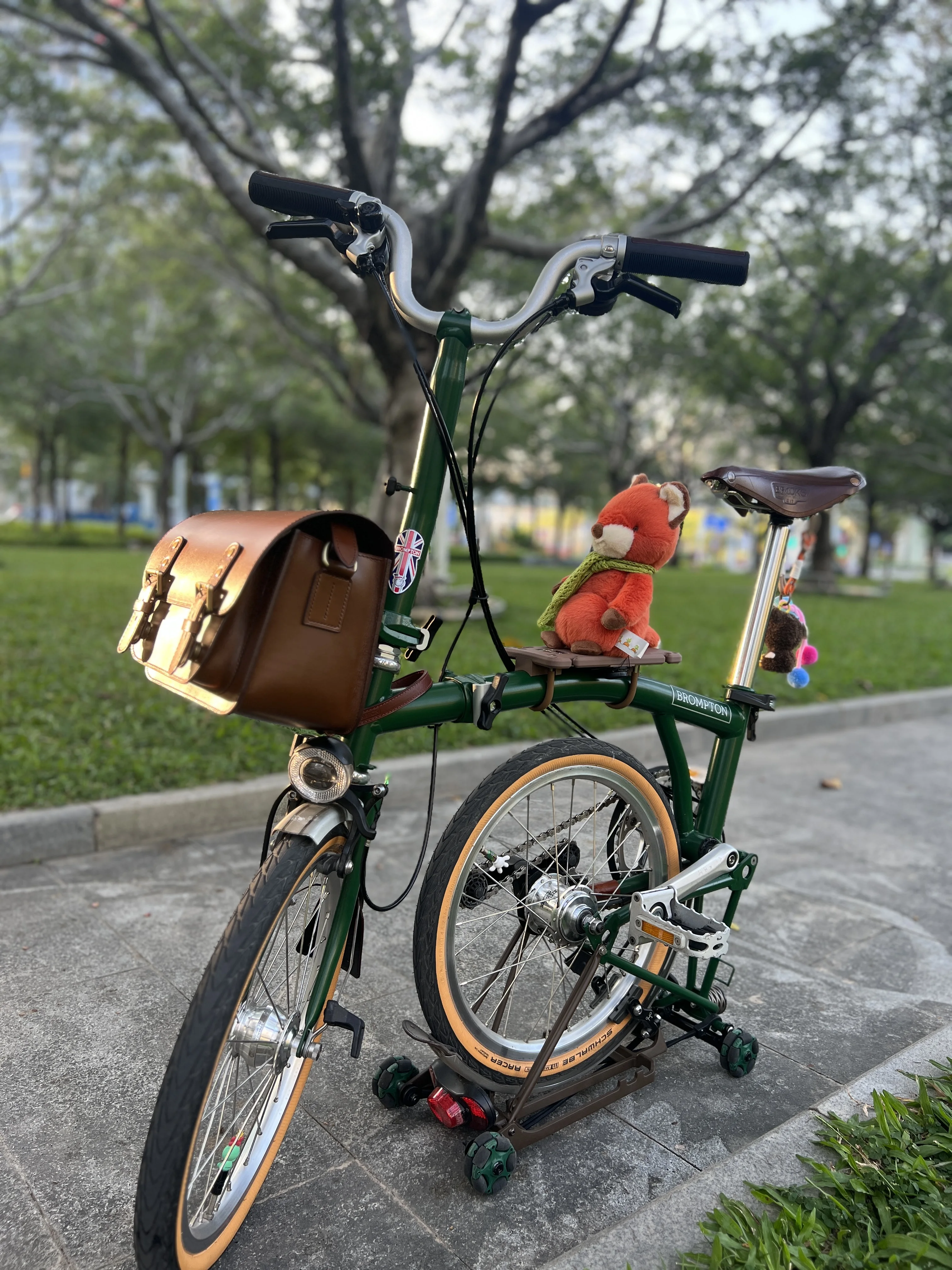 DC Relaxing Bar Camping Road Table Table Stand for Brompton Foldable Bicycle Upgrade Accessories