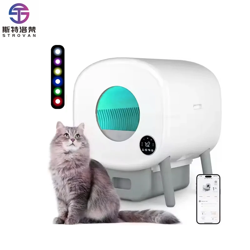 

Caixa De Areia Automatic Grande Automatic cat Electronic Pet Toilet Robotic cat Box