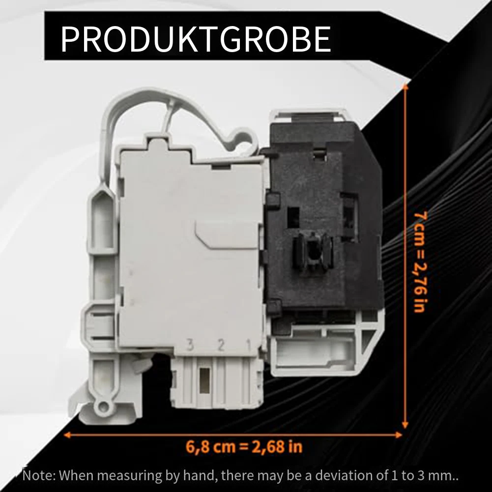 For Siemens washing machine door interlock switch DKS67617 replacement part for front loading models ABS material