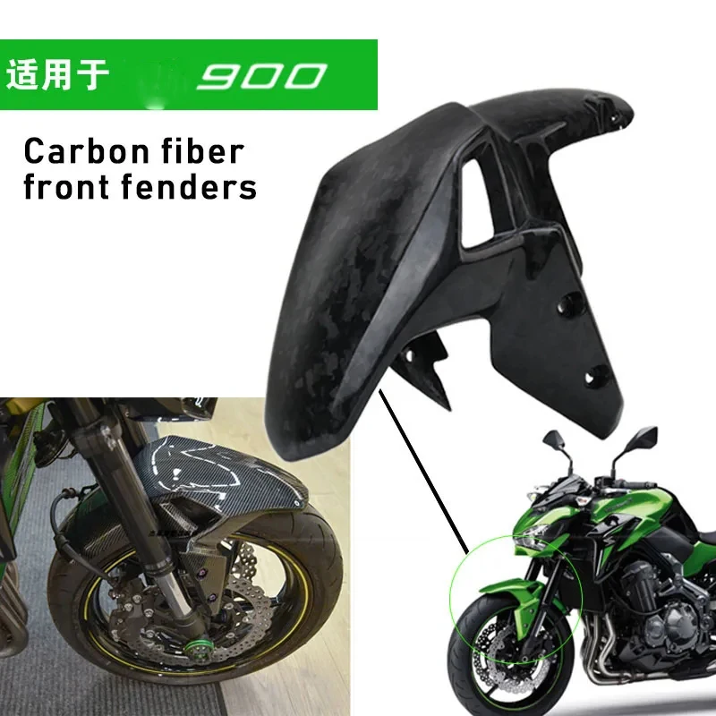 

Motorcycle Front & Rear Carbon Fiber Fender Mudguard Wheel Hugger Splash Guard Bracket Fit For Z900 Z 900 2020-2024 2023