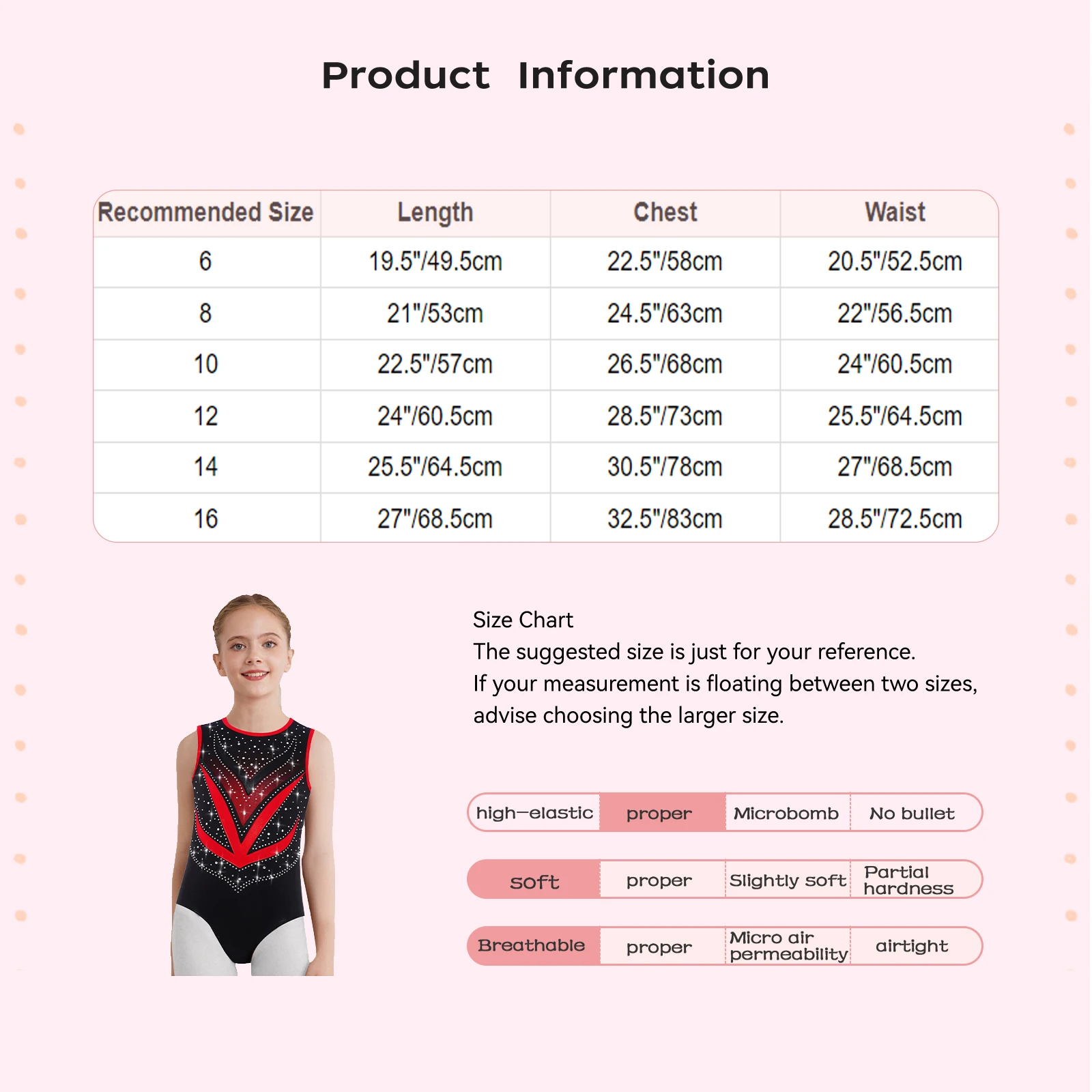 Roupa de ginástica infantil para meninas, 4 unidades, sem mangas, costas cruzadas, malha, patchwork, strass brilhantes, collant + shorts + leggings + faixa de cabelo