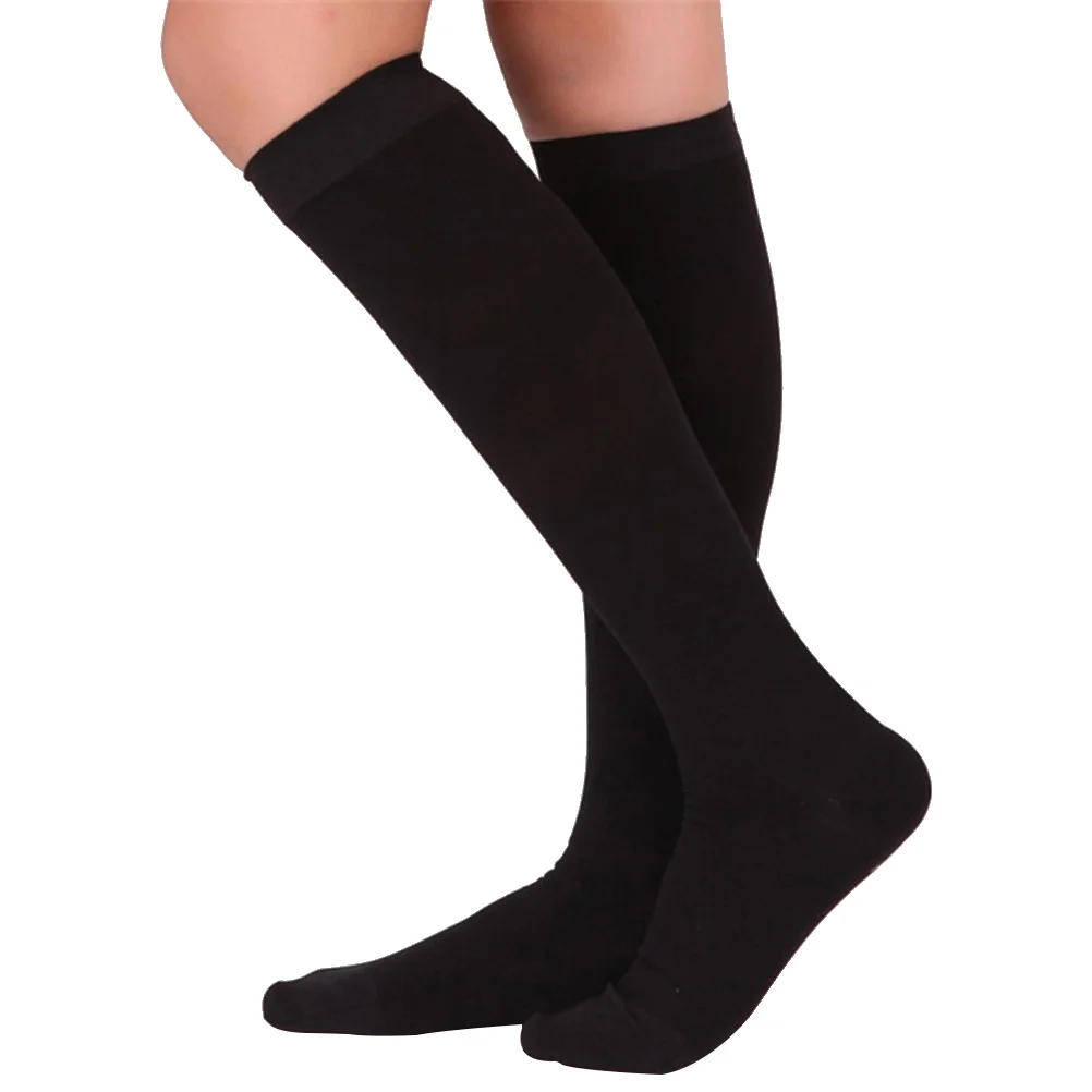 

4Pairs Support Socks for Men Women Compression Knee Moisture Wicking Ideal Running Walking Long Standing