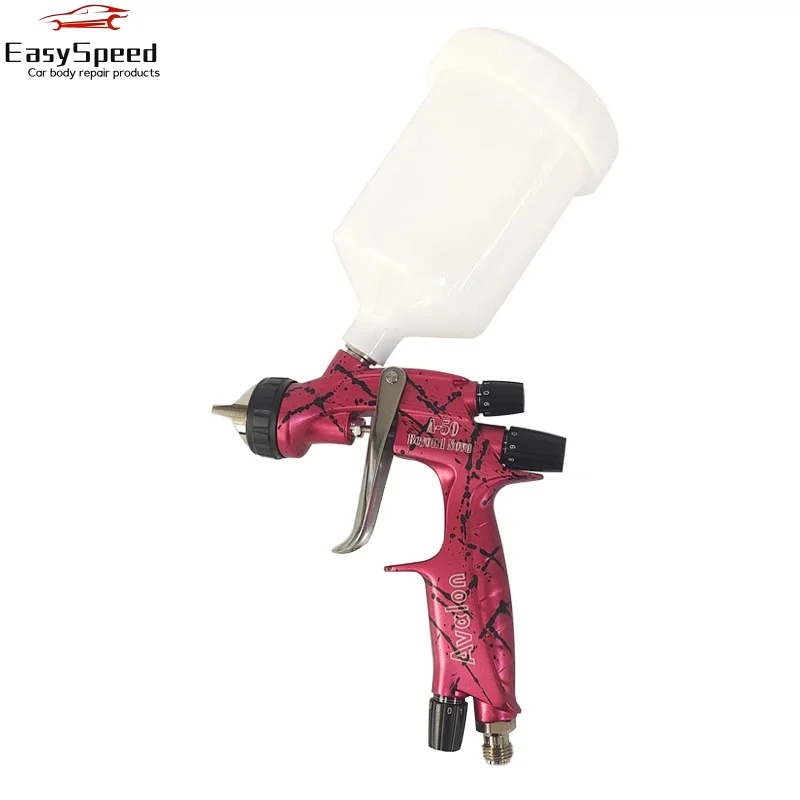 AVALON A50 Spray Gun U-Nozzle Car Painting Tool Low-Pressure Manual Gravity Paint Spraying On The Pot Furniture Hardware Job