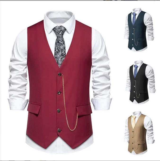 customized top Men's Suit Vest