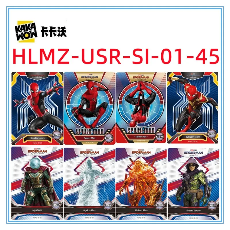 KAKAWOW original Superhero Movie Spider Man series Marvel Card USR-SI Heroes Deluxe Edition  Collection Rare Cards Birthday Gift