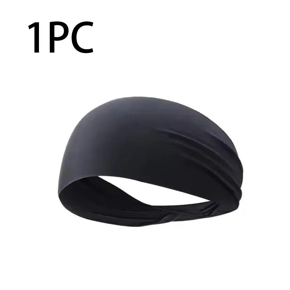 Elastic Sports Headbands Sweat Absorption Headdress Quick Dry Workout Headband Anti-slip Breathable Sweatbands for Yoga Running
