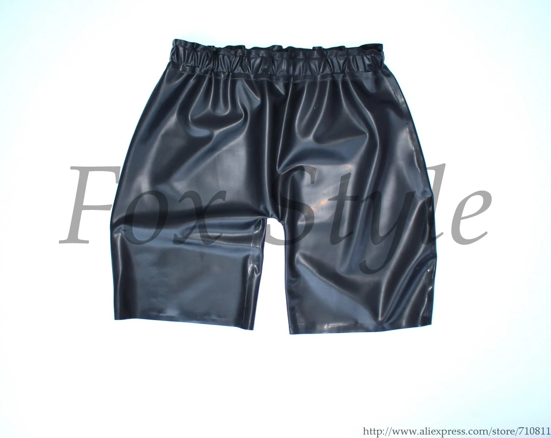 Latex boxer pants for men  BLACK