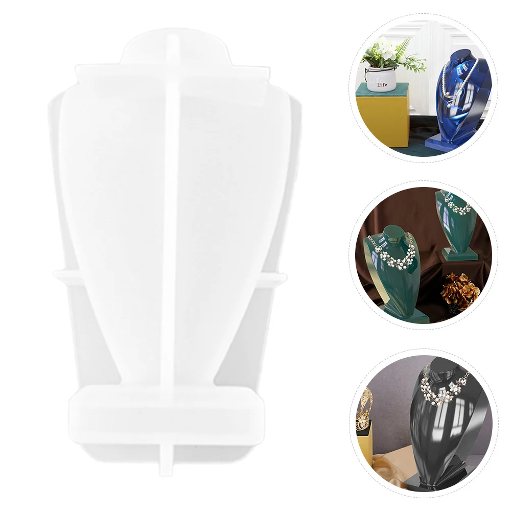 

1pc Silicone Resin Epoxy Casting Mold For Diy Jewelry Display Stand Pendant Hanging Rack Reusable Non-Stick Easy Demold