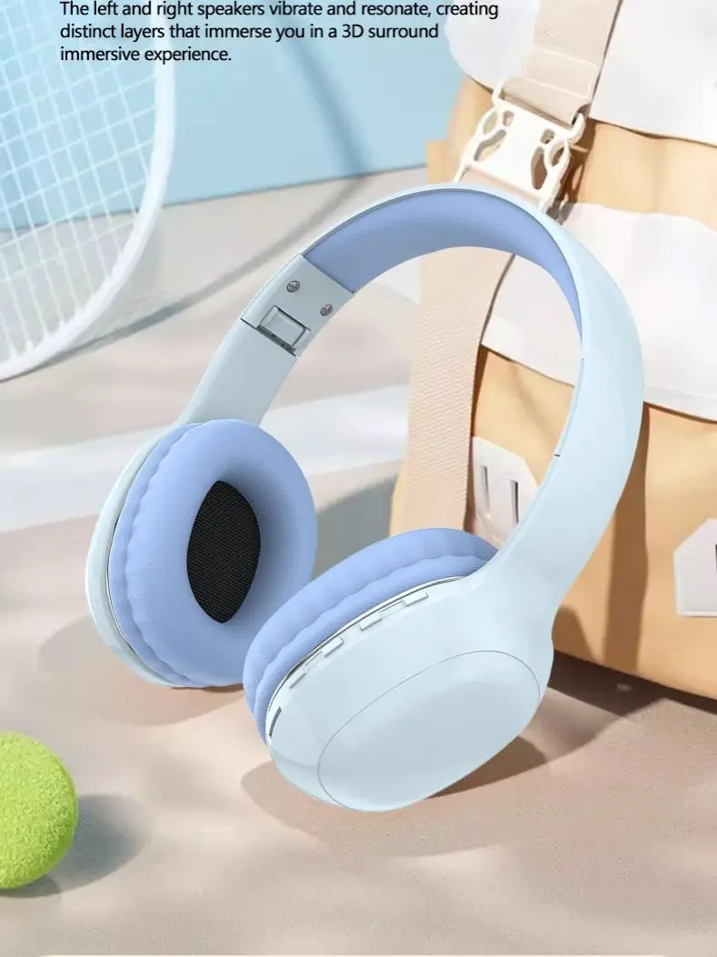 

2025 New headset wireless bluetooth Plastic Material P103 LZ-18 For Sooyn Portable Audio gaming bluetooth headphones microphone