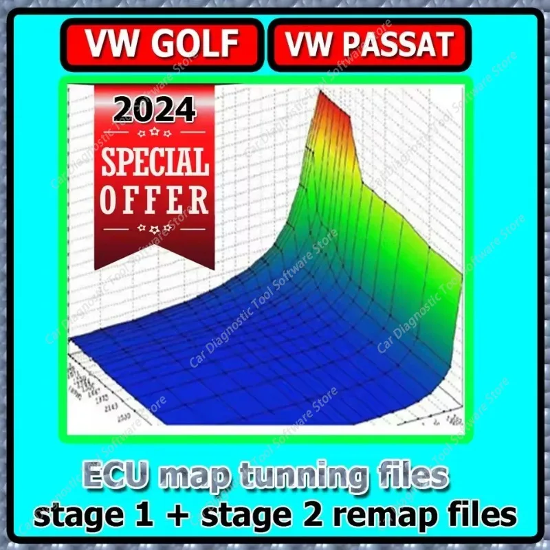 ECU Map Tuning Files Automobile Diagnostic Tool - Car Repair Remap Stage 1 & 2 Power Enhancement