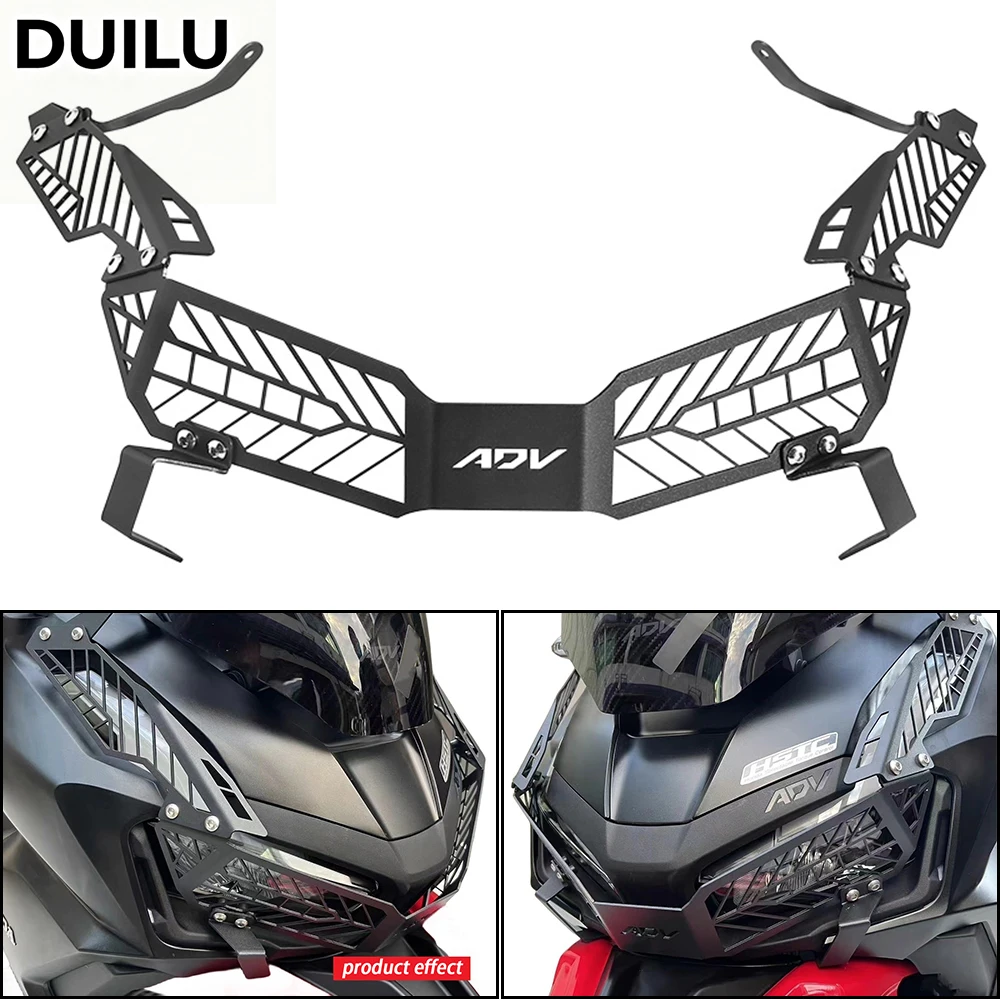 

Motorcycle Front Headlight Grille Guard Cover Protector Decorative Fits For HONDA ADV150 2019-2021 ADV160 2022-2024 ADV 150 160