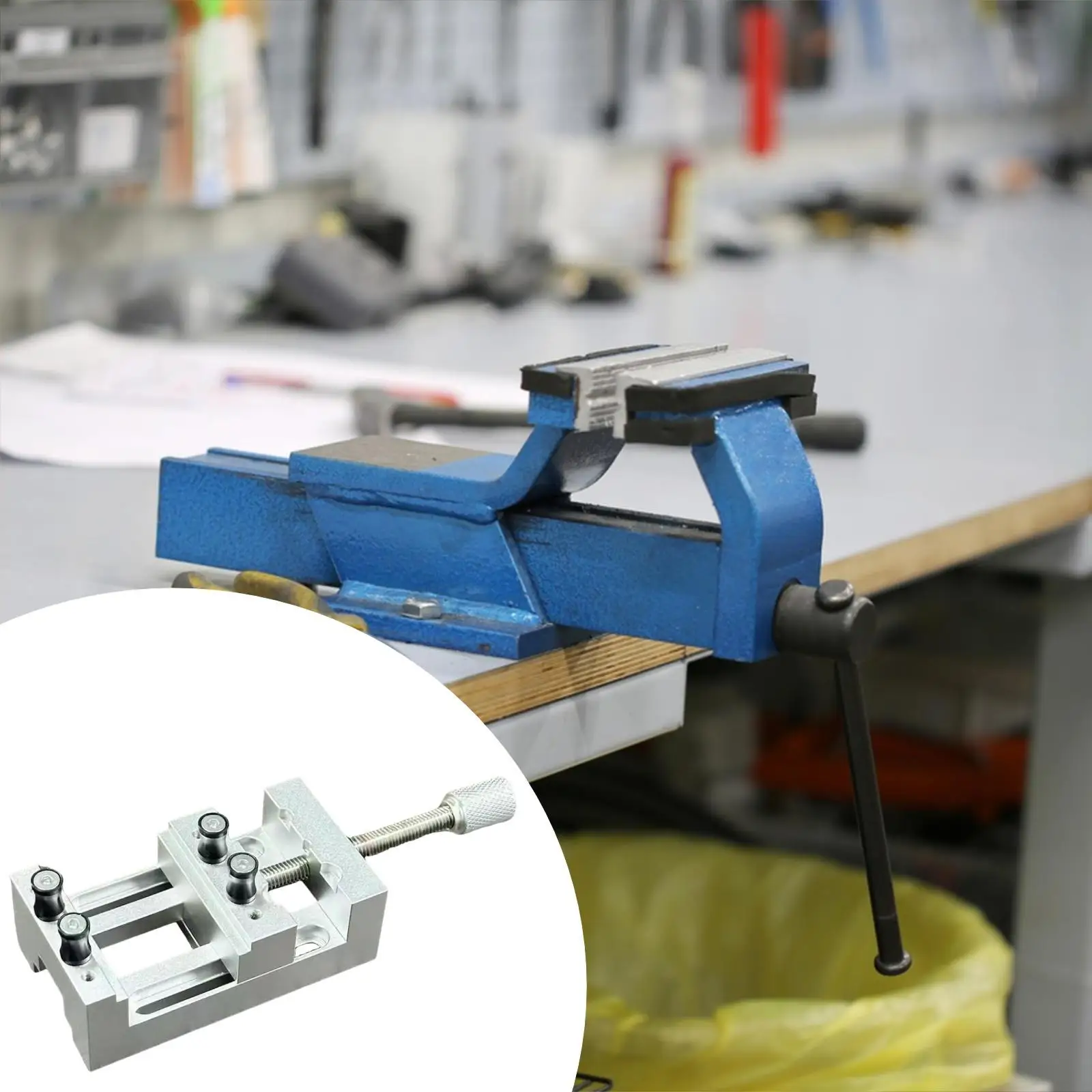Mini Bench Vice Clamp Practical Portable Table Vise Mini Flat Clamp Small Vice for Sculpture Watch Repairing Jewelry Making