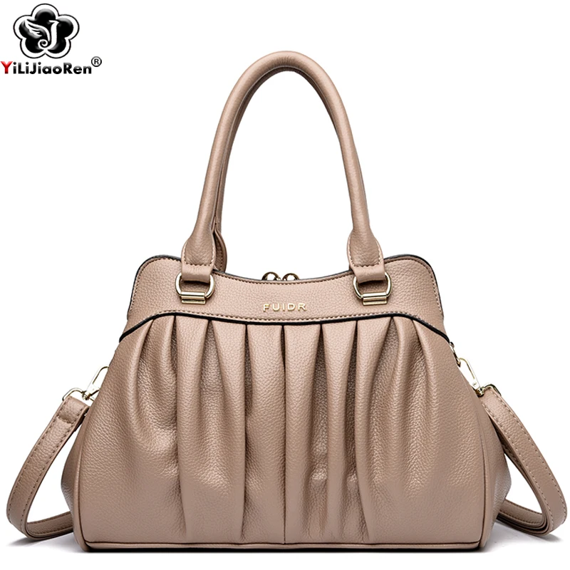 

Fashion Handbag Women Elegant Commuter Shoulder Bags Designer Large Capacity Tote Ladies Comfortable Soft Leather Crossbody Bag
