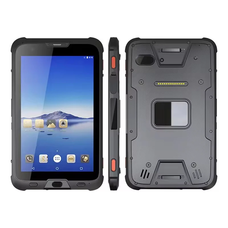 OEM IP65 Waterproof Android Shockproof Dustproof 1200*800 Fingerprint Scan Industrial 8 Inch Rugged Tablet PC