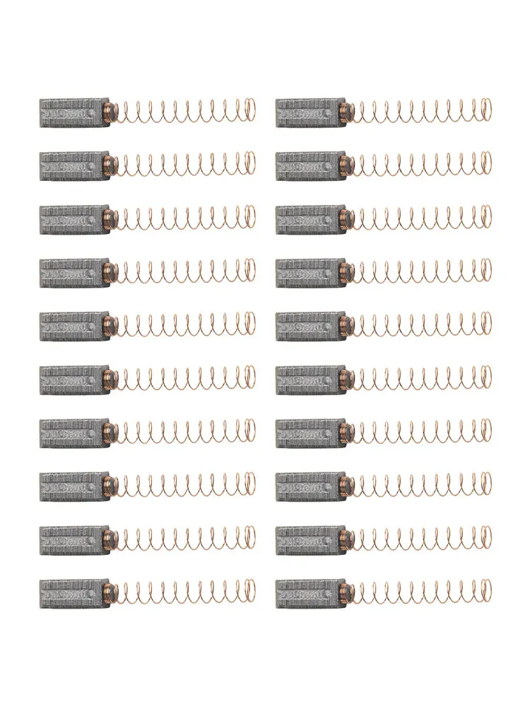 20pcs Carbon Brush Triac S/PID Hot Air Welding/Plastic Welding Machine Motor High Quality 14x6x5mm Power Tool Accessories