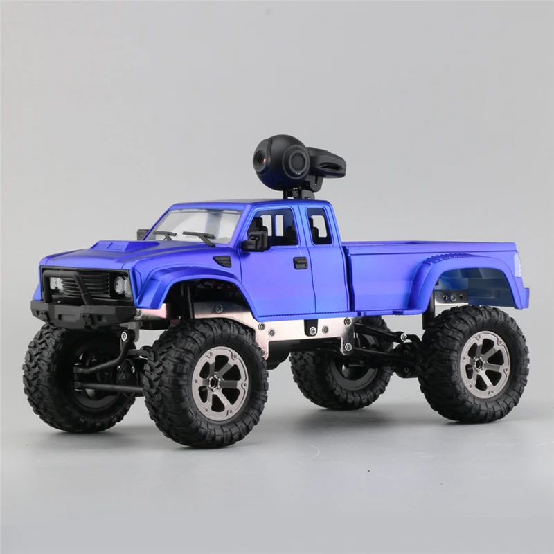 RC Car With 720P Camera Fayee FY002A 1/16 2.4G 4WD HD WIFI FPV Off-Road Military Remote Control Truck W/LED Light RTR Toy