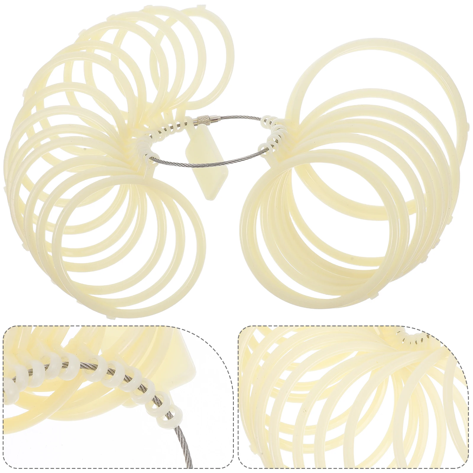 

1 set 1 Set Portable Wrist Sizer Bangle Measure Gauge For Bracelet Jewelry Accurate Measurement Quick Easy Versatile Design