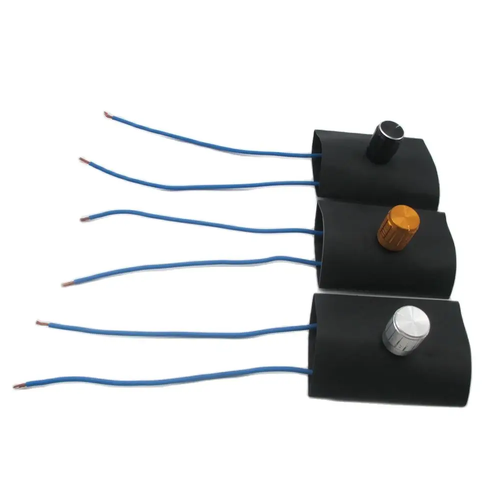 2PCS  AC 250V Manual Knob IncandescentLlamp Table Lamp In Line 0 - 300W Dimmer Switch Home Use Adjustable Controller Knob Switch