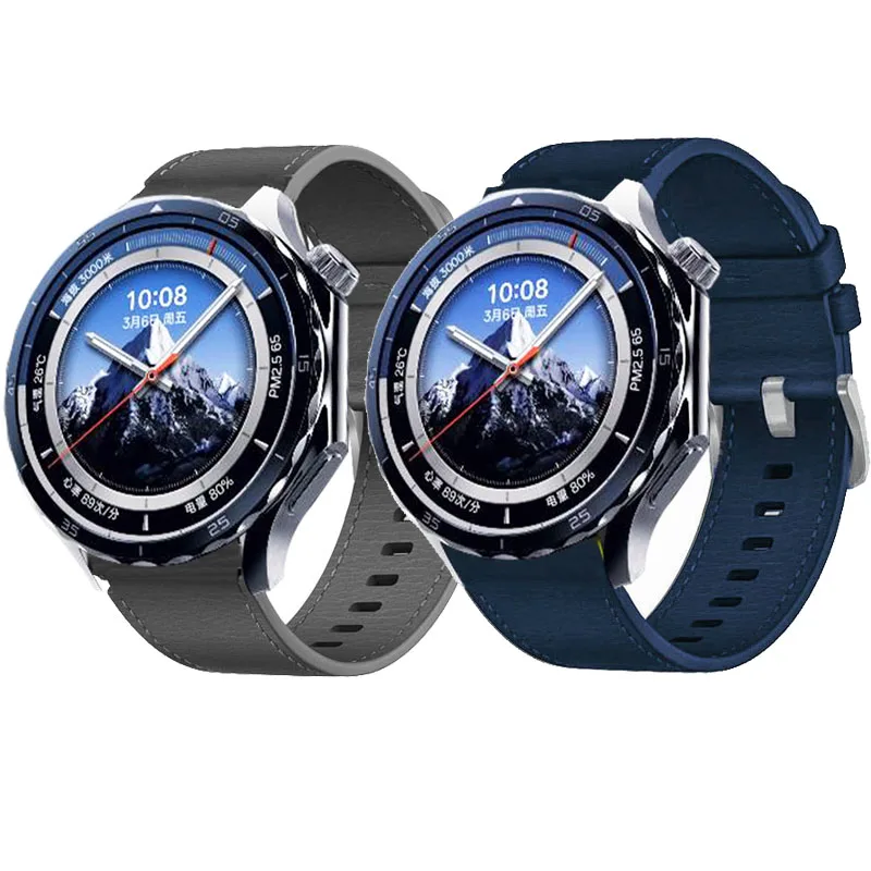 Para OnePlus Watch 2 Correa de cuero Correa de reloj para Oppo Watch X2/4 Pro accesorios de pulsera de reloj inteligente